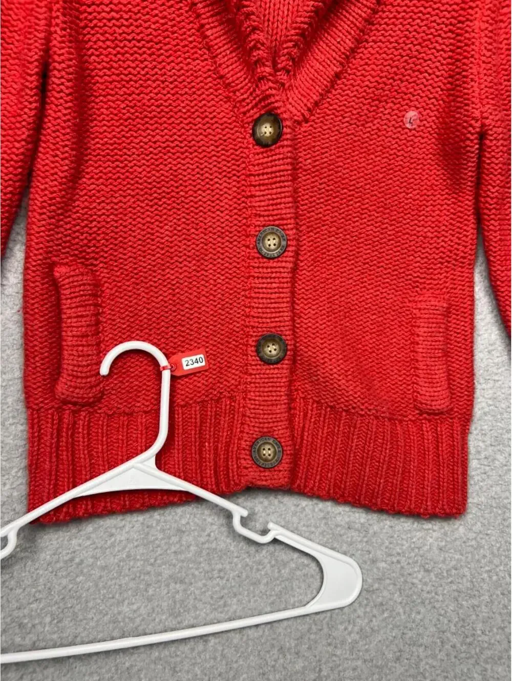 American Eagle Womens Knit Wool Blend Cardigan Sweater Grandma Casual L Rabbit
